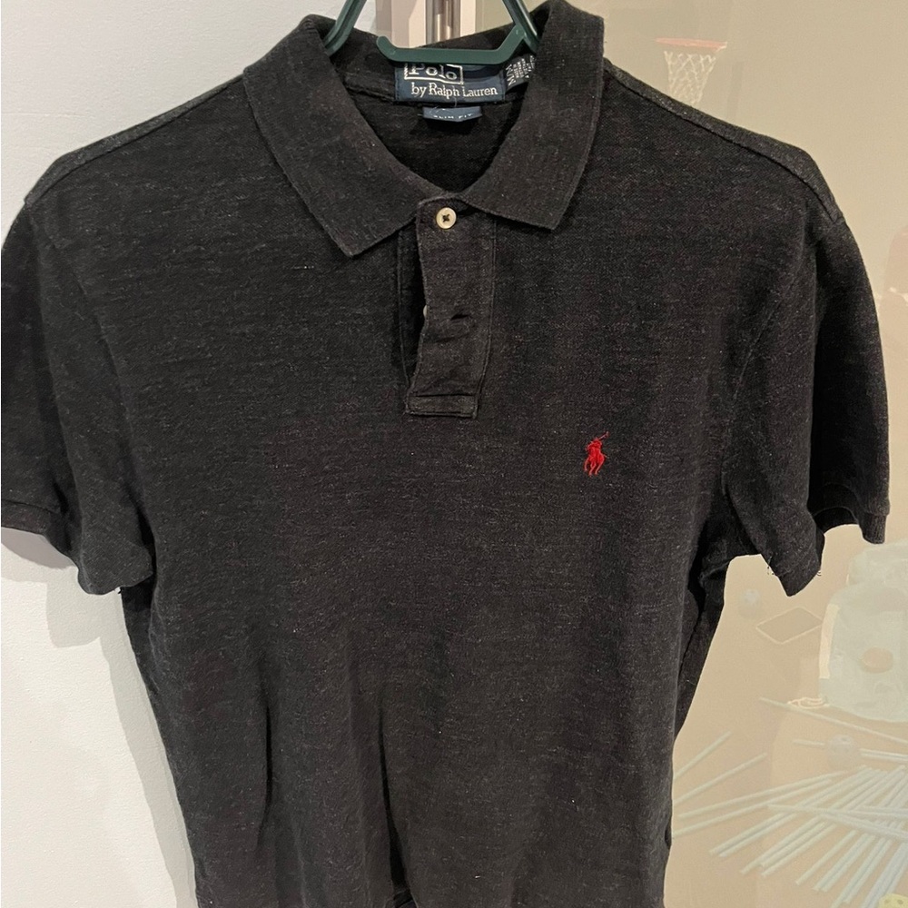 Ralph Lauren Black Polo Shirt Classic Design